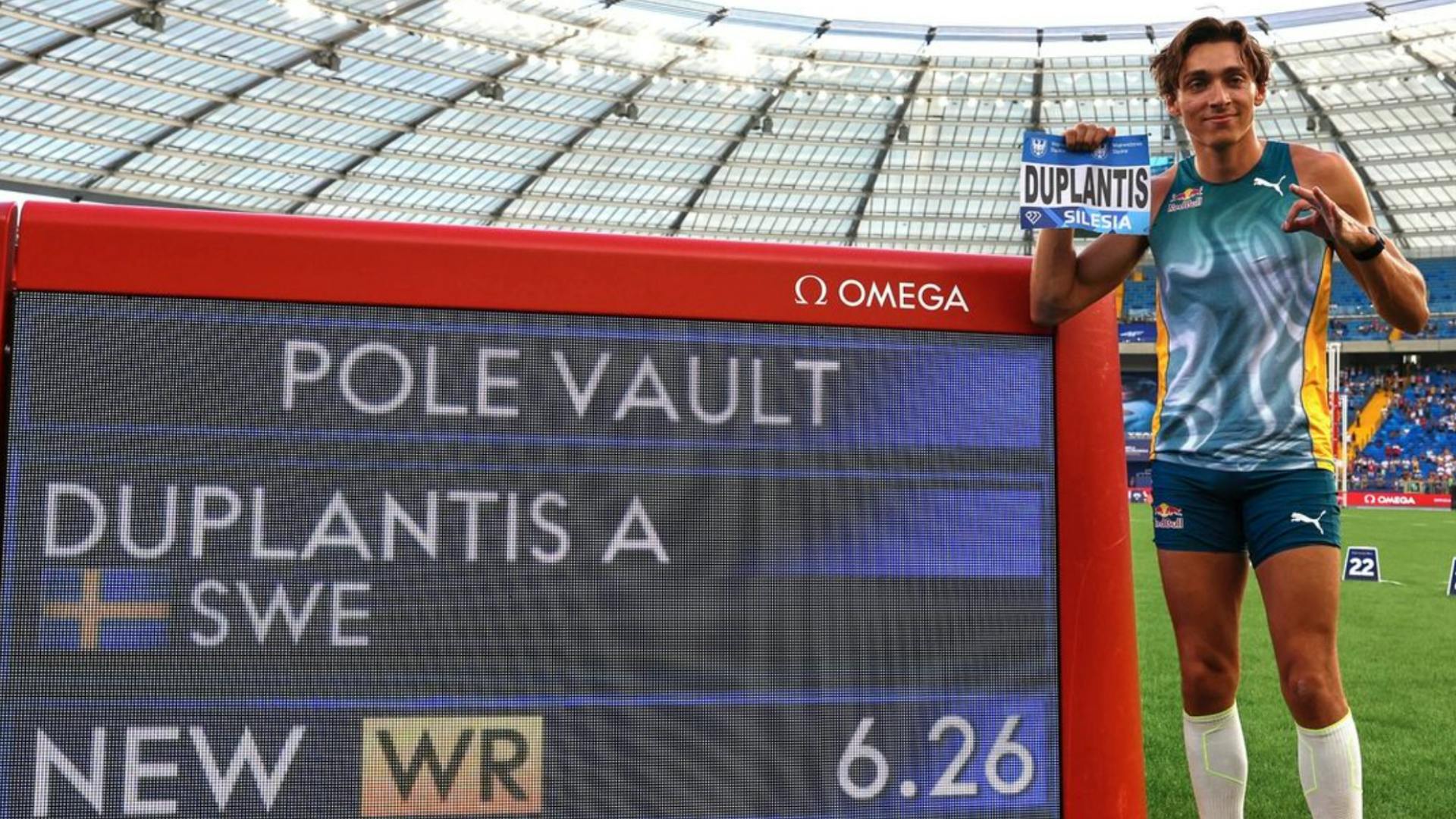 Armand Duplantis breaks own pole vault record at Silesia Diamond League